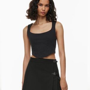 Aritzia Sunday Best Shiloh Bustier Black Size XS #108170